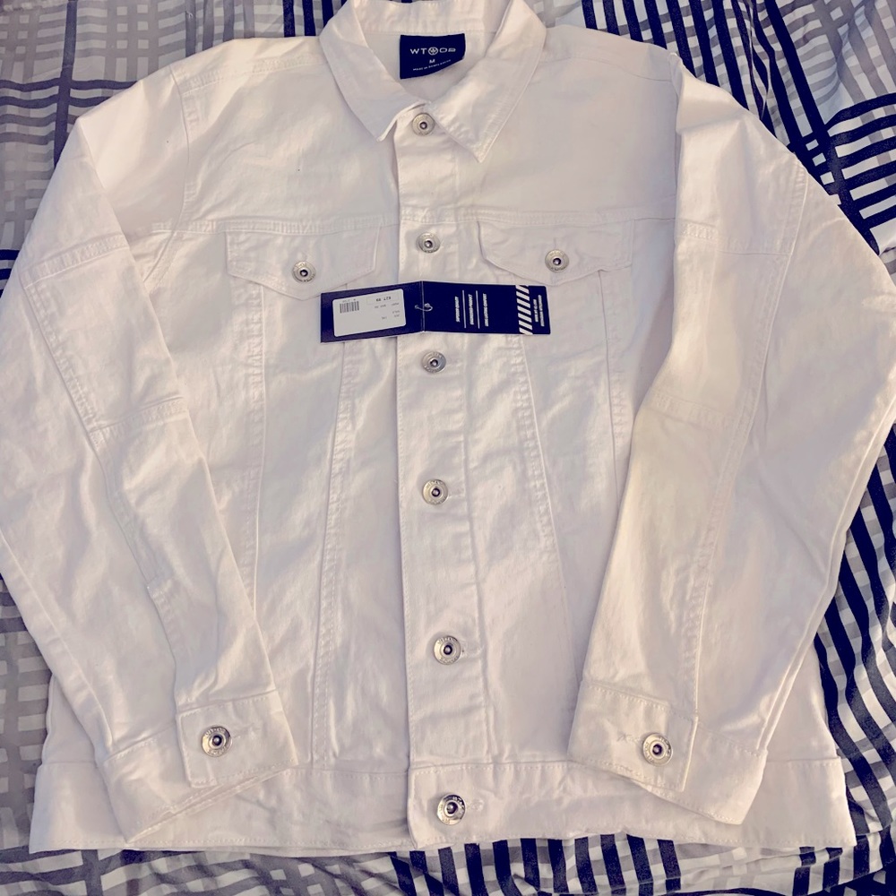 Menswear - White Jean Jacket